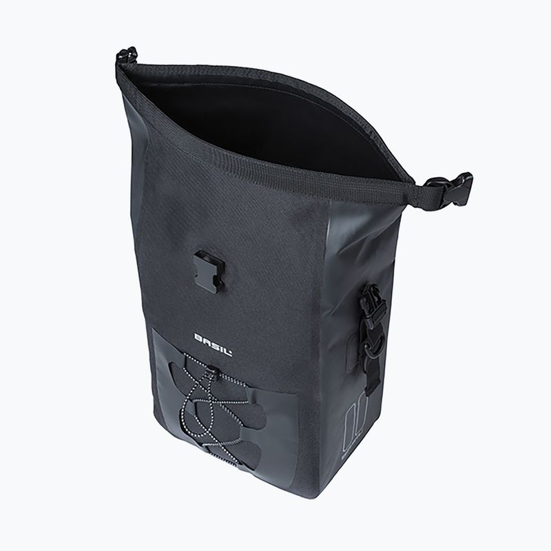 Sakwa rowerowa Basil Navigator Waterproof Single Bag MIK Hooks 15 l black 4