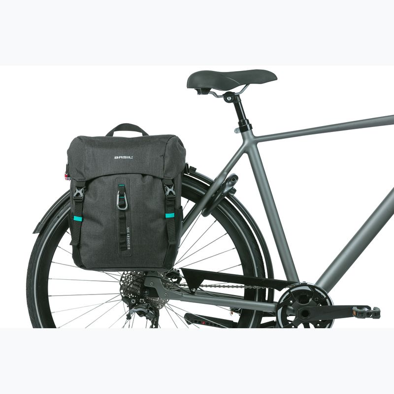 Sakwa rowerowa Basil Discovery 365D Single Bag 20 l black melee 6
