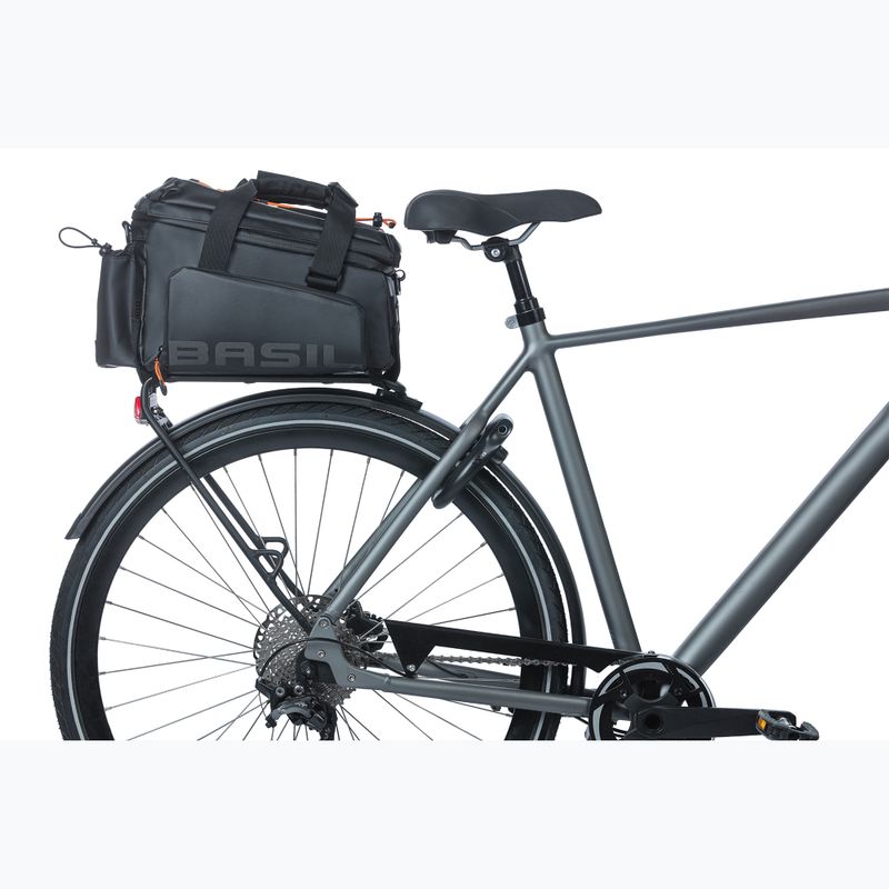 Torba rowerowa na bagażnik Basil Miles Tarpaulin Trunk Bag XL Pro 9-36 l black/orange 9