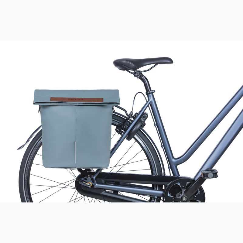 Sakwa rowerowa Basil City Shopper Vegan Leather 16 l blue 6