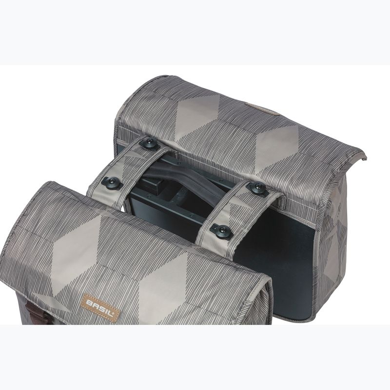 Sakwa rowerowa Basil Elegance Double Bag MIK 40-49 l chateau taupe 4