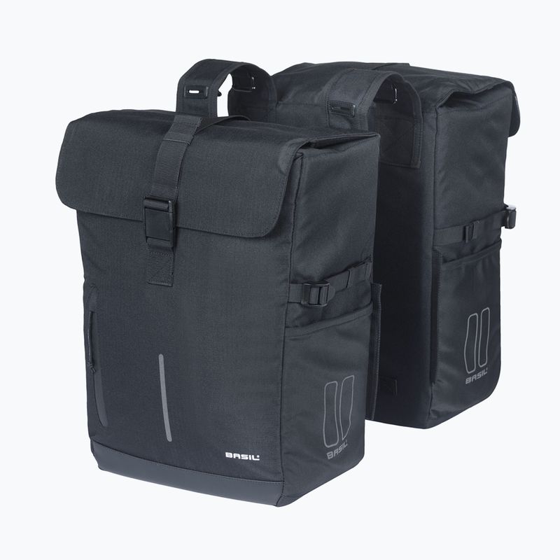 Sakwa rowerowa Basil Move Double Bag 30 l black