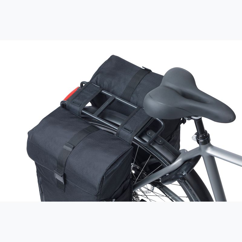 Sakwa rowerowa Basil Move Double Bag 30 l black 7