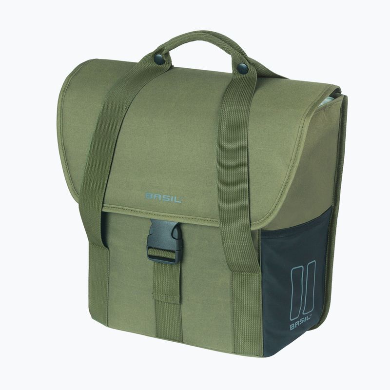 Sakwa rowerowa Basil Go Single Bag 16 l dark green 2