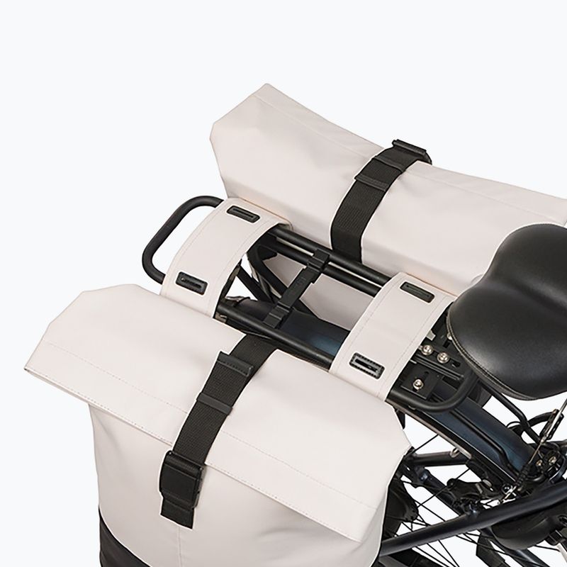 Sakwa rowerowa Basil Cove Double Pannier Bag 32 l off white/black 7