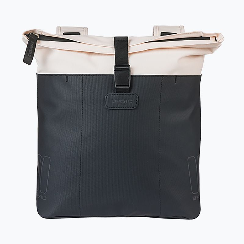 Sakwa rowerowa Basil Vive Double Pannier Bag 35 l off white/black 2