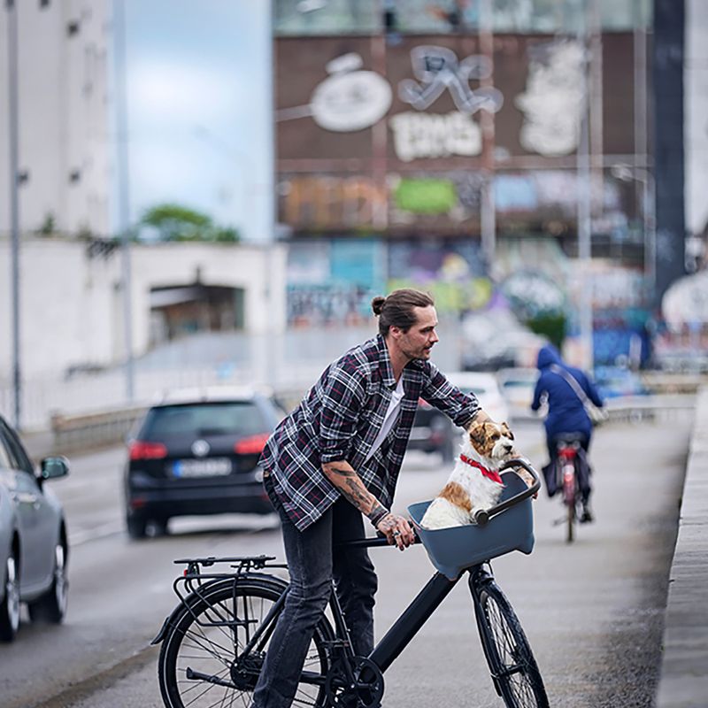 Koszyk rowerowy przedni dla zwierząt Basil Buddy black 5