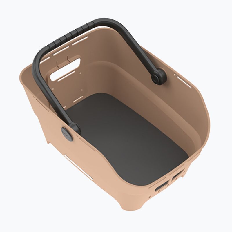 Koszyk rowerowy tylny Basil Cento Neo MIK sand 2