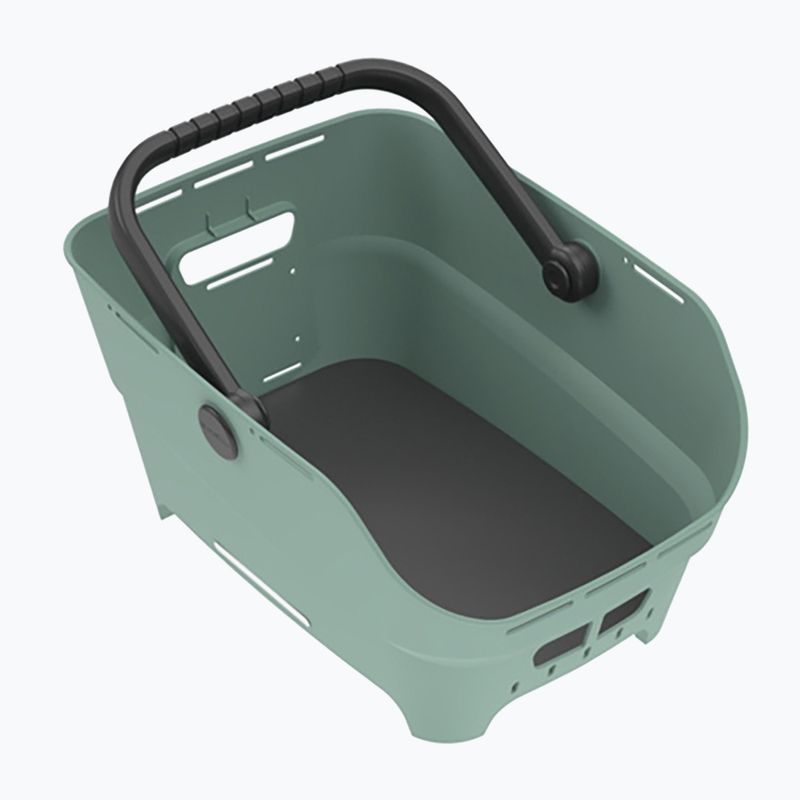 Koszyk rowerowy tylny Basil Cento Neo MIK silvergreen 2