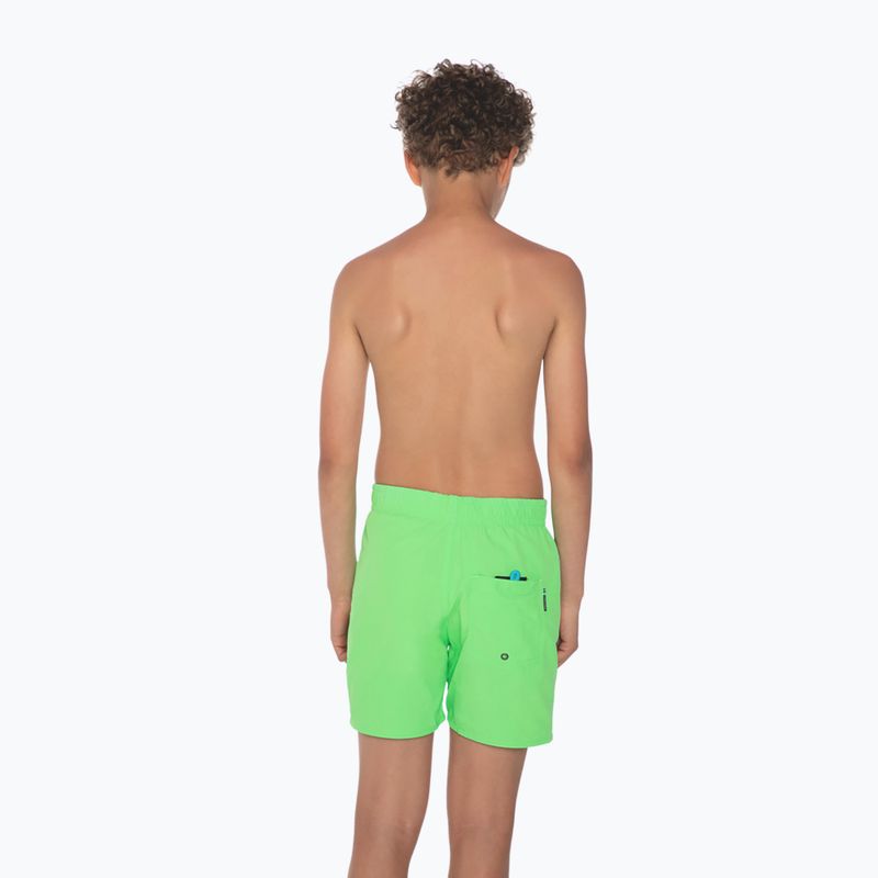 Szorty kąpielowe dziecięce Protest Culture neon green 4