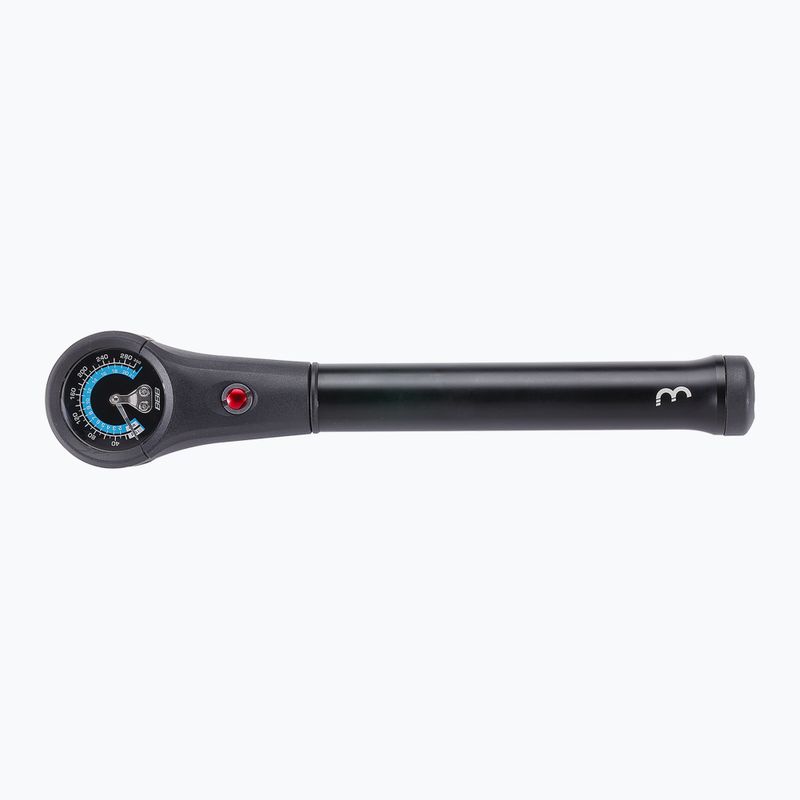 Pompka rowerowa BBB Cycling DualPressure 300psi black 2