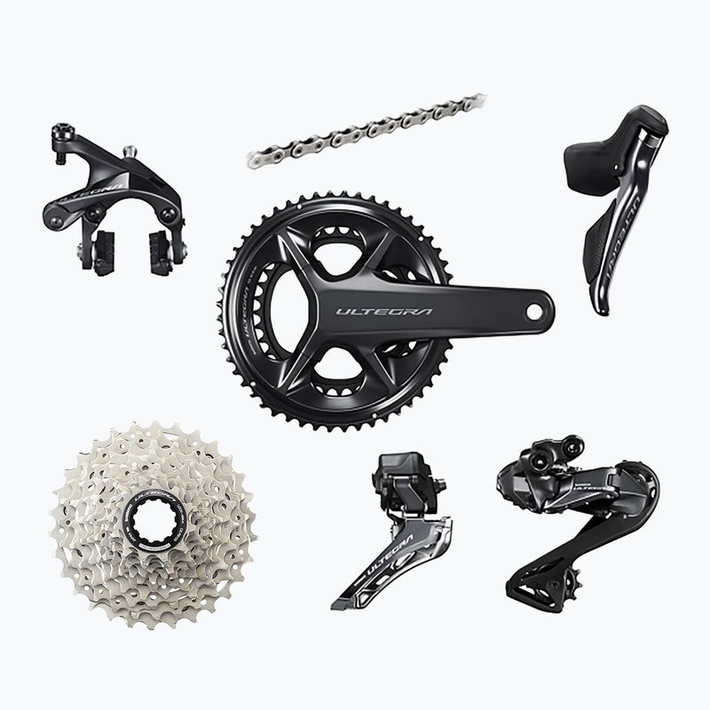 Grupa osprzętu Shimano R8100 Ultegra Di2 hamulce obręczowe 172.5mm/52x36T/11-30