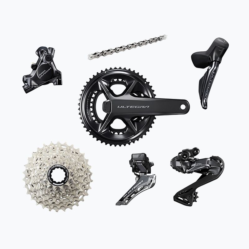 Grupa osprzętu Shimano R8170P Ultegra Di2 z miernikiem mocy hamulce tarczowe 172.5mm/50x34T/11-30