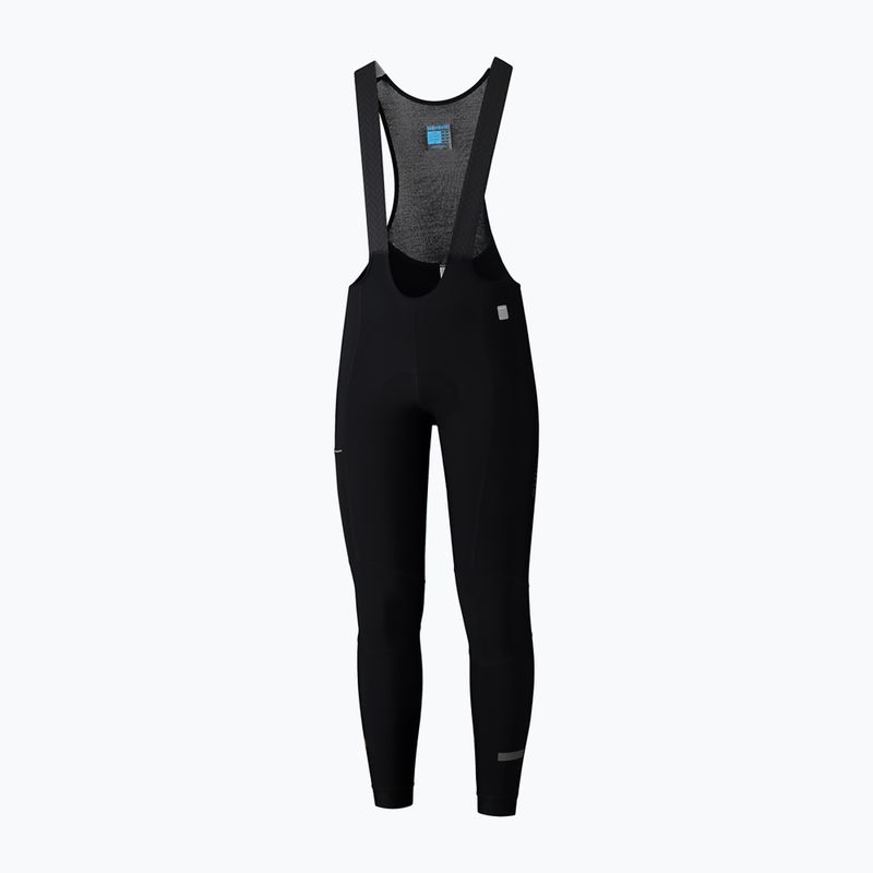 Spodnie rowerowe męskie Shimano Evolve Bib Tights black 4