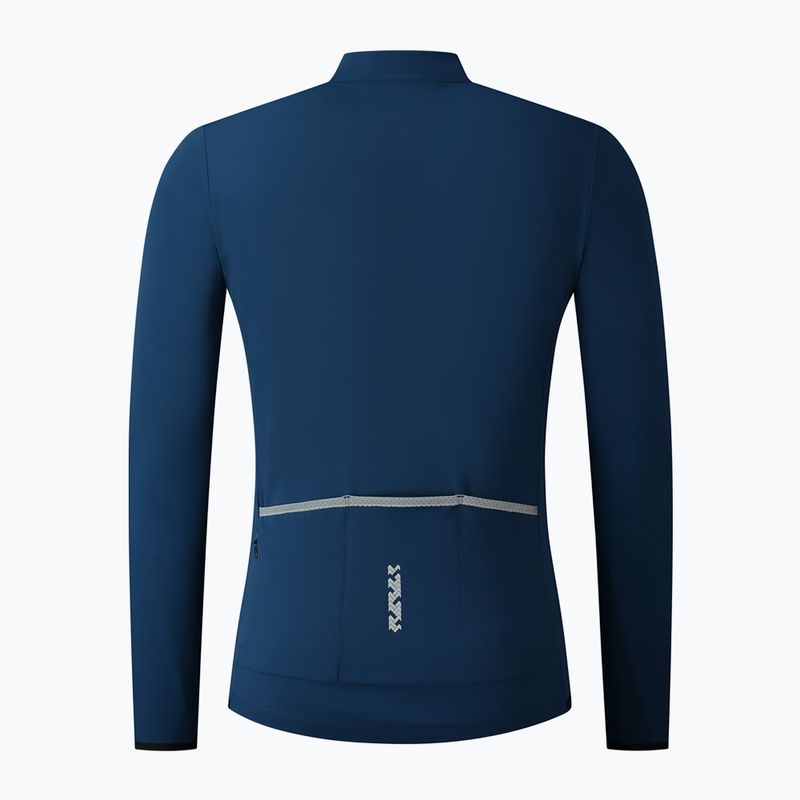 Bluza rowerowa męska Shimano Vertex Thermal Jersey deep ocean 6