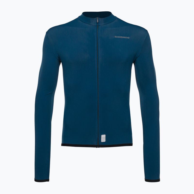 Bluza rowerowa męska Shimano Vertex Thermal Jersey deep ocean