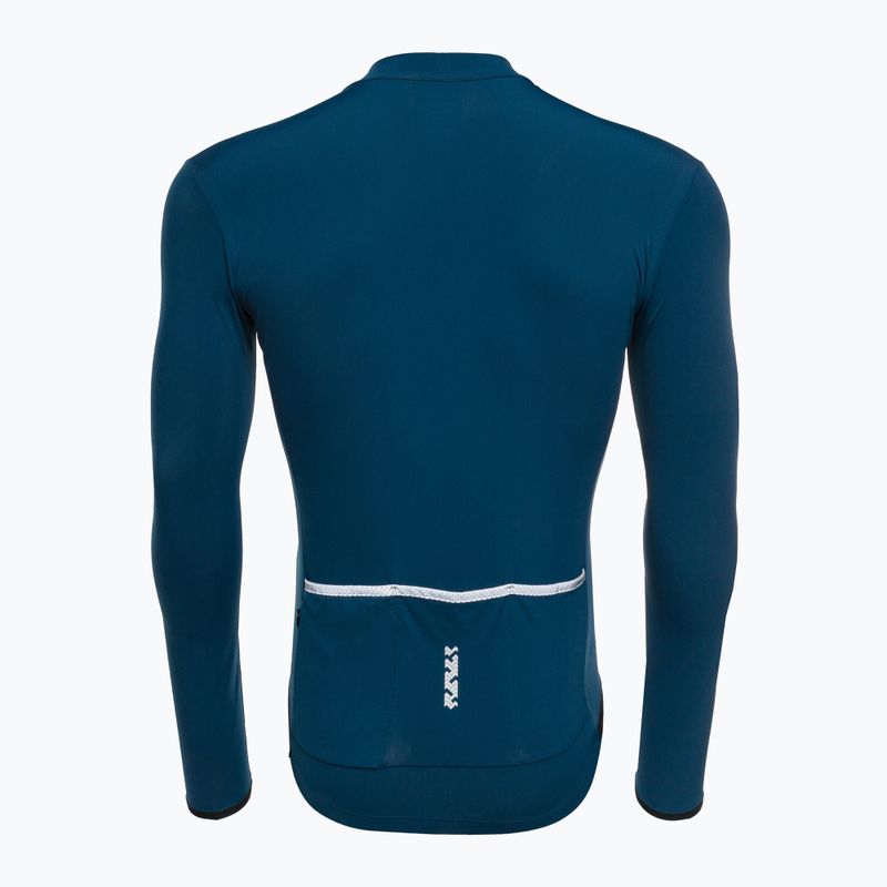 Bluza rowerowa męska Shimano Vertex Thermal Jersey deep ocean 2