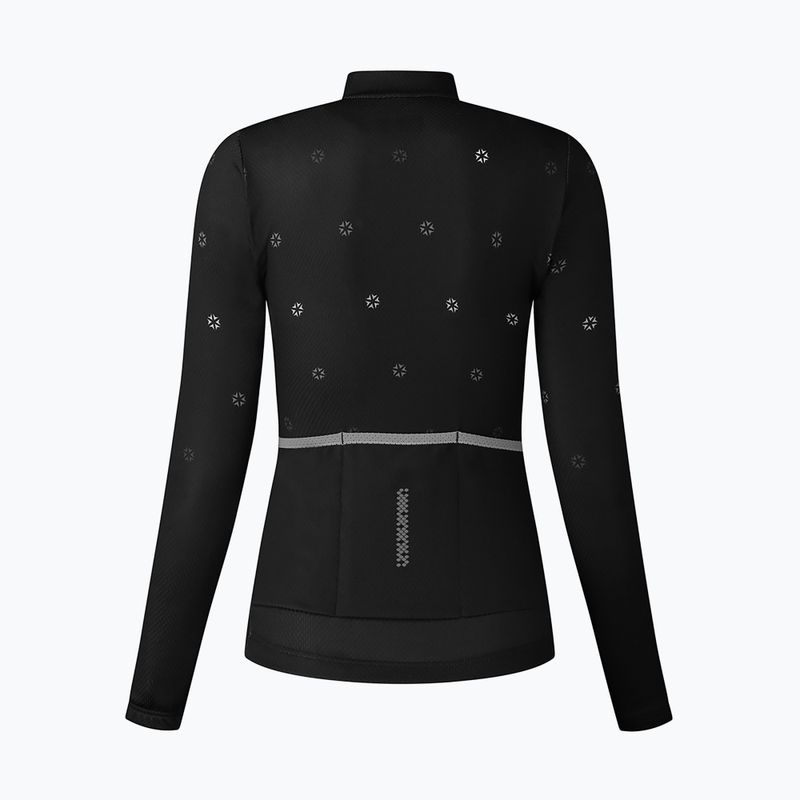 Bluza rowerowa damska Shimano Kaede Printed Jersey black 2
