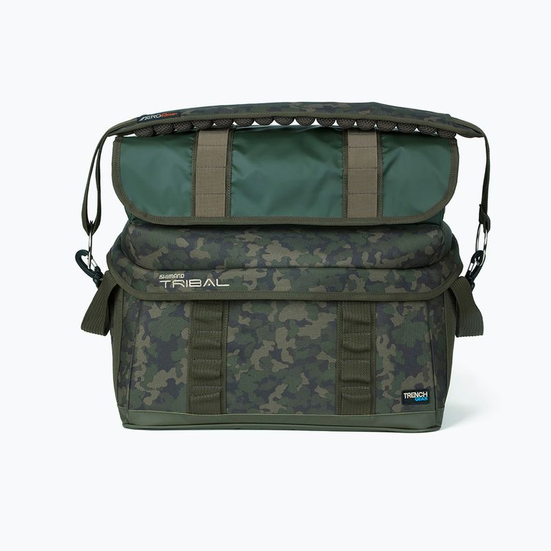 Torba wędkarska Shimano Tribal Trench Gear Carryall Compaact green 9