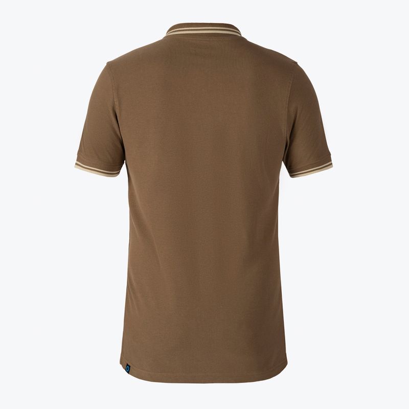 Koszulka polo Shimano Tribal brown 2