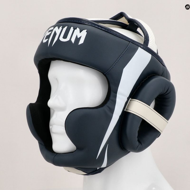 Kask bokserski Venum Elite white/navy blue 7