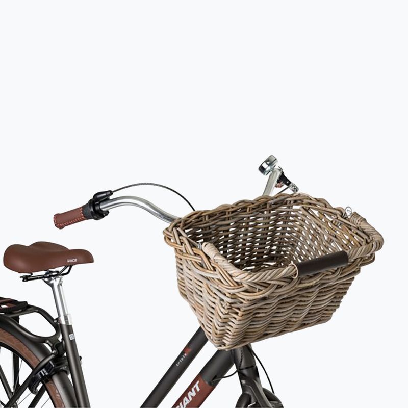 Koszyk rowerowy przedni FastRider Elif Rattan Bike Basket 16 l naturel 4