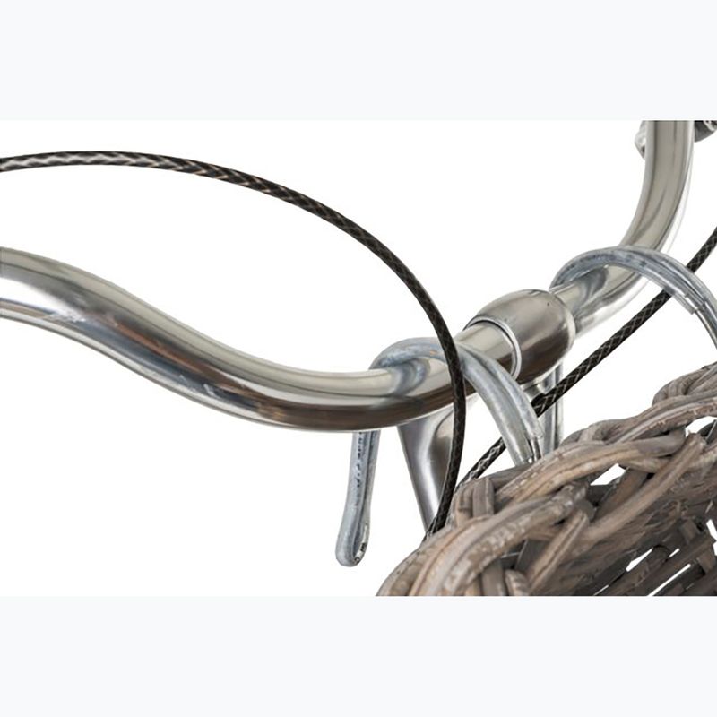 Koszyk rowerowy przedni FastRider Elif Rattan Bike Basket 16 l naturel 5