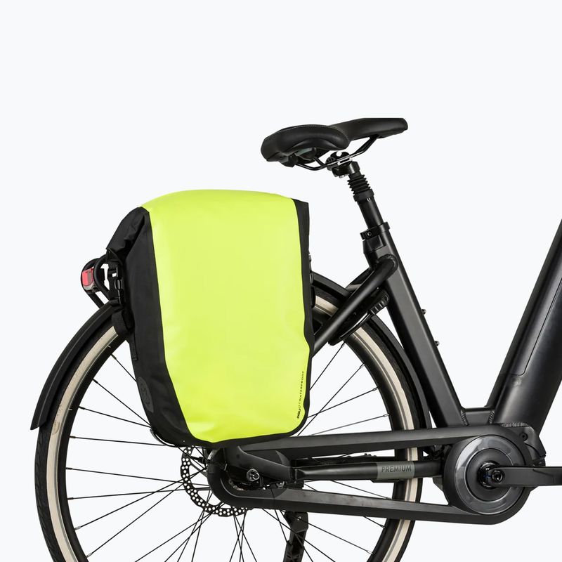 Sakwa rowerowa AGU Clean Single Bike Bag M 17 l neon yellow 5