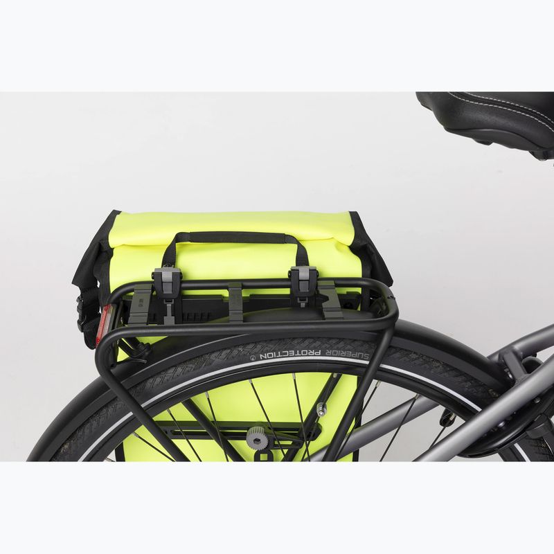 Sakwa rowerowa AGU Clean Single Bike Bag M 17 l neon yellow 6
