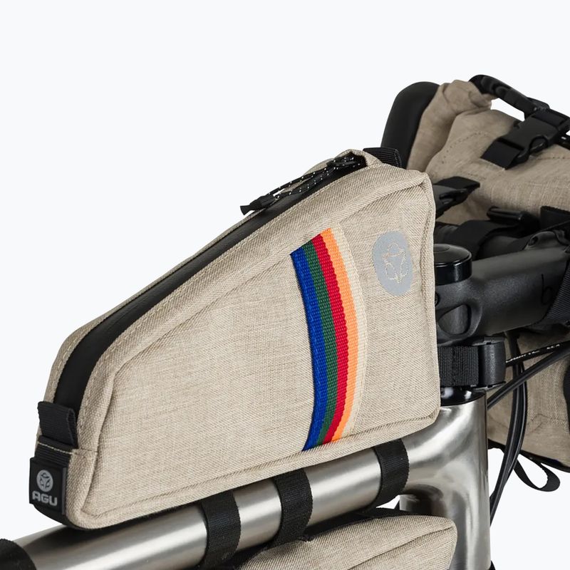 Torba rowerowa na ramę AGU Venture Top-Tube Frame Bag 0,7 l vintage 4