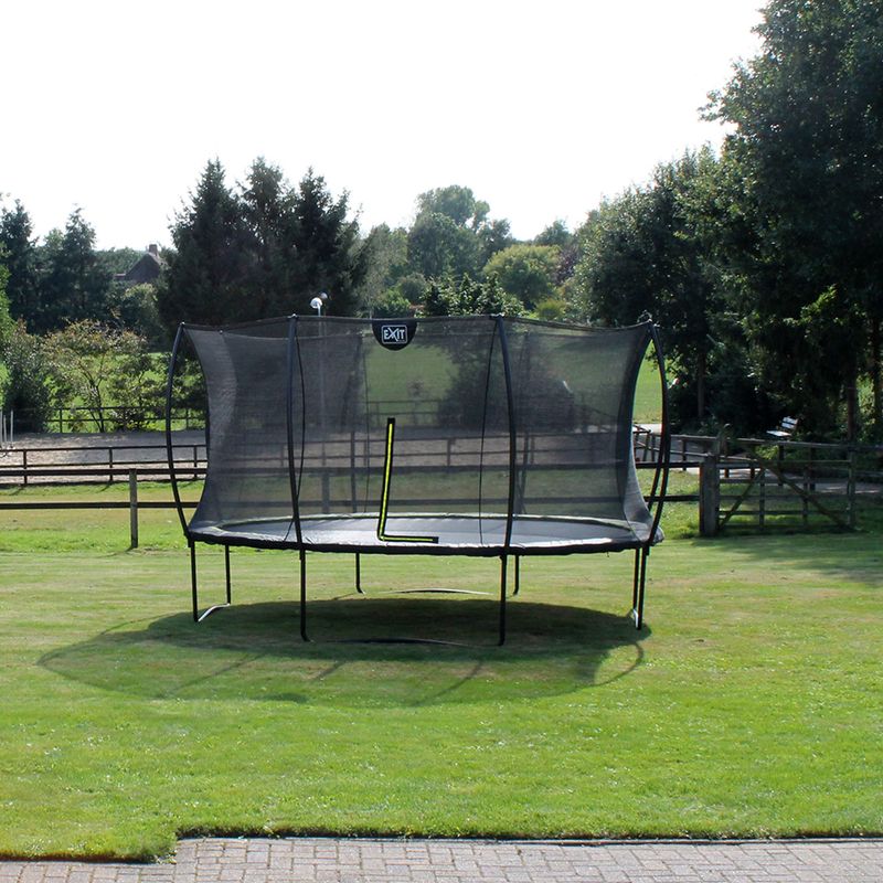 Trampolina ogrodowa EXIT Silhouette 366 cm czarna 5