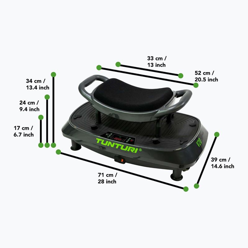 Platforma wibracyjne Tunturi Cardio Fit V20 6