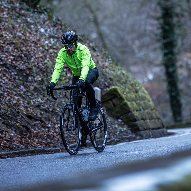 Kurtka rowerowa męska Rogelli Pesaro 2.0 fluor yellow/black 8