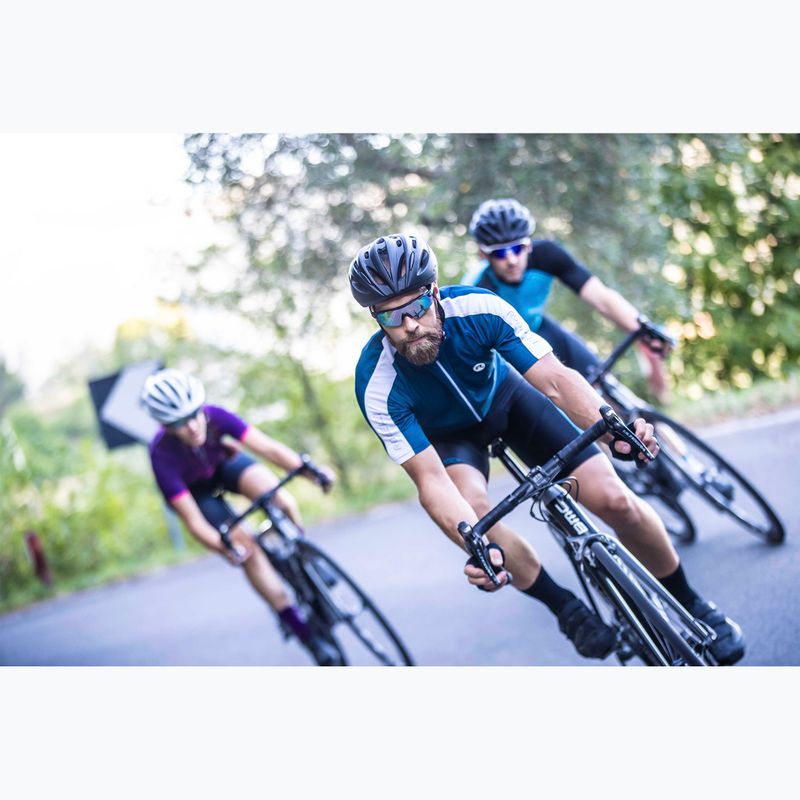 Koszulka rowerowa męska Rogelli Explore blue/white 8