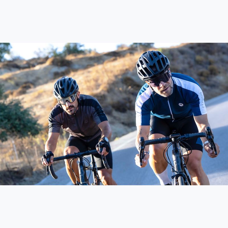 Koszulka rowerowa męska Rogelli Explore blue/white 10