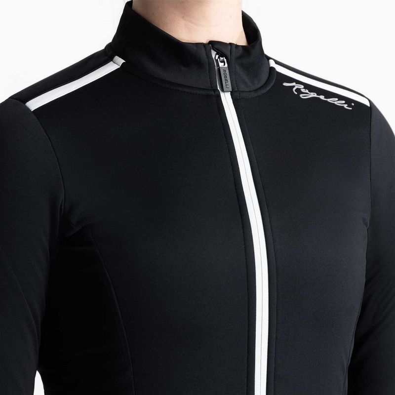 Kurtka rwerowa damska Rogelli Pesara Winter W black/white 4