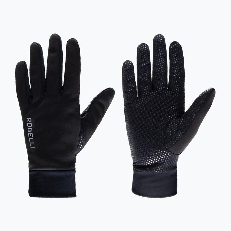Rękawiczki rowerowe damskie Rogelli Laval Mid Season LW Windproof black 6