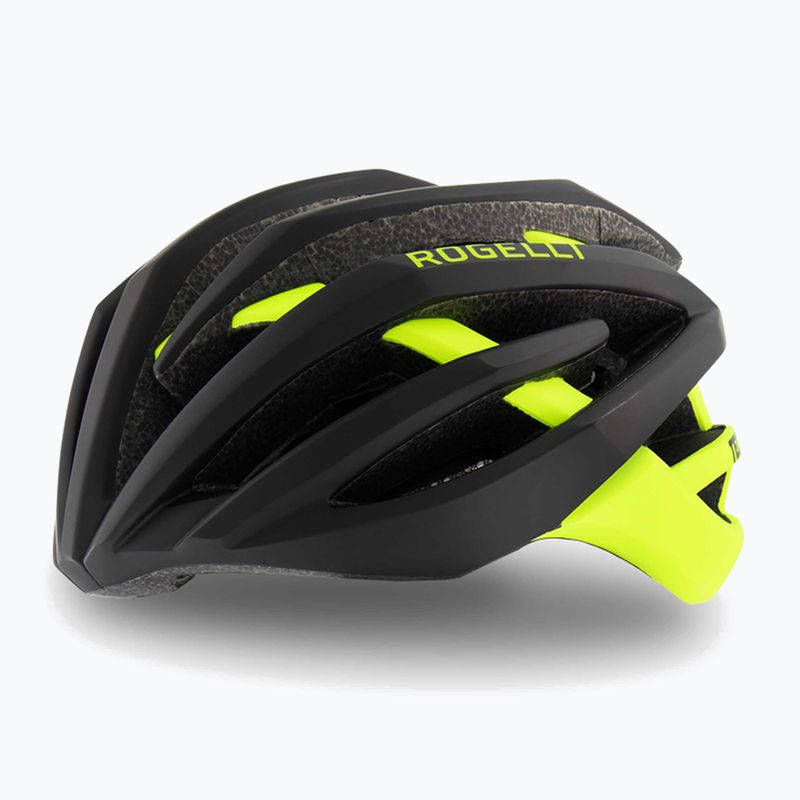 Kask rowerowy Rogelli Tecta black/fluor 6
