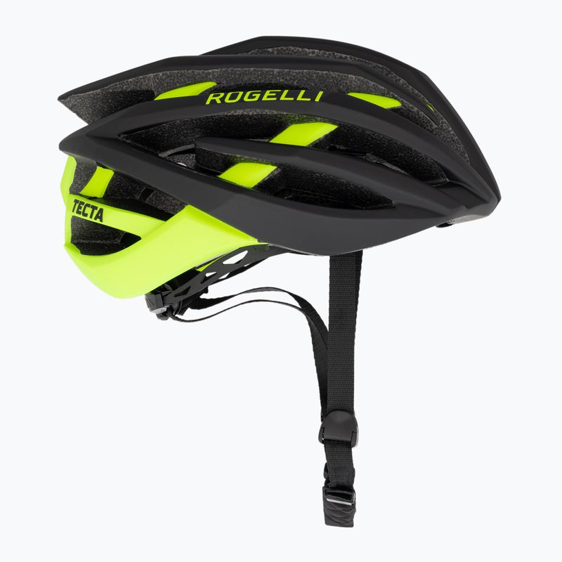 Kask rowerowy Rogelli Tecta black/fluor 4