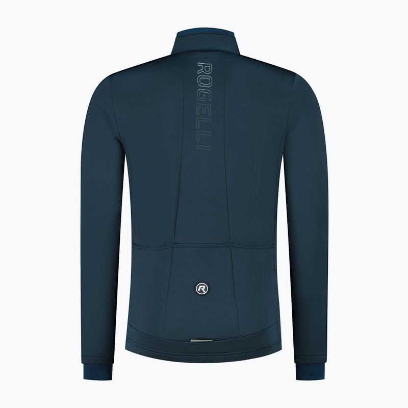 Longsleeve rowerowy męski Rogelli Essential blue 5