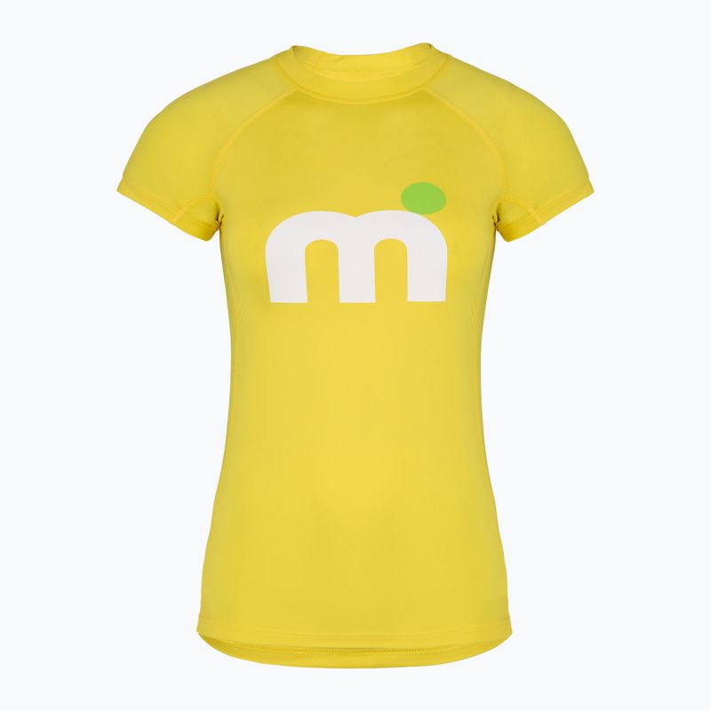 Koszulka do pływania damska Mistral Miami Lycra yellow 4