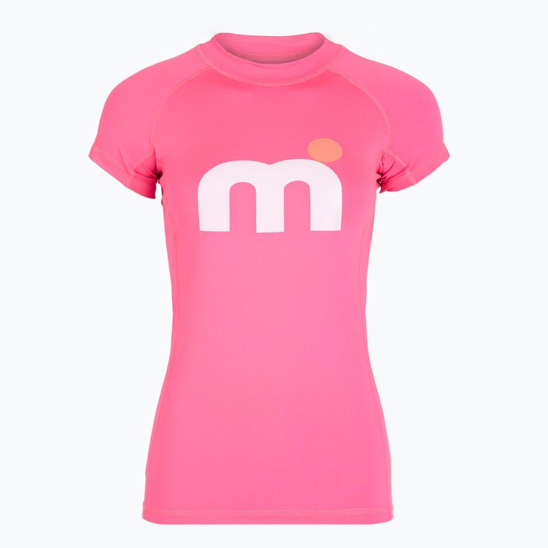 Koszulka do pływania damska Mistral Miami Lycra pink flour 4