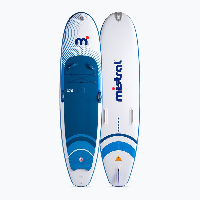 Zestaw deska SUP pompowana Mistral Sunburst Air 10'5 blue/white 2