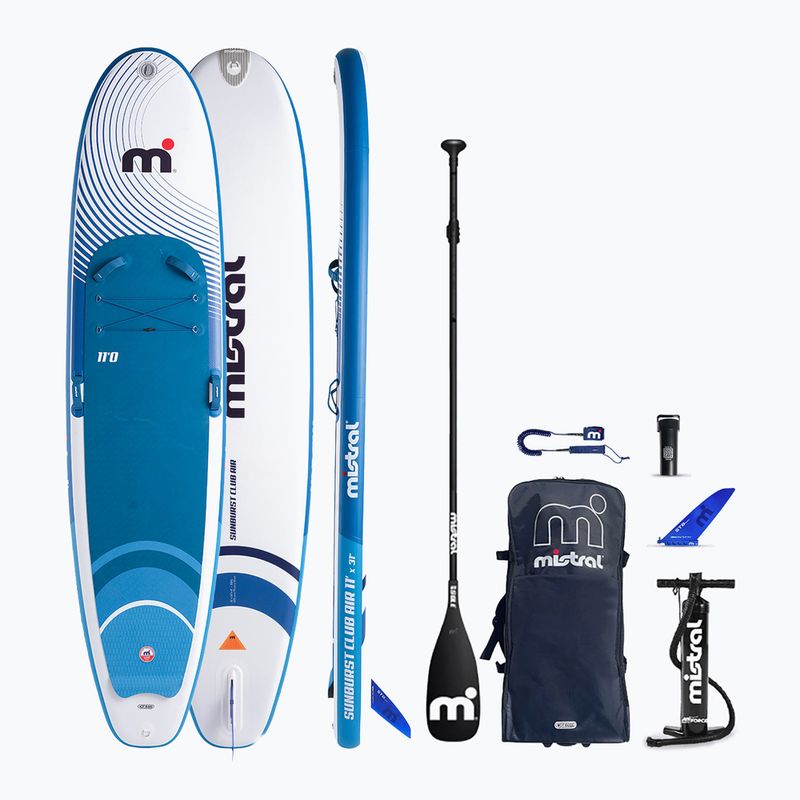 Deska SUP Mistral Sunburst Club Air 11'0 blue/white