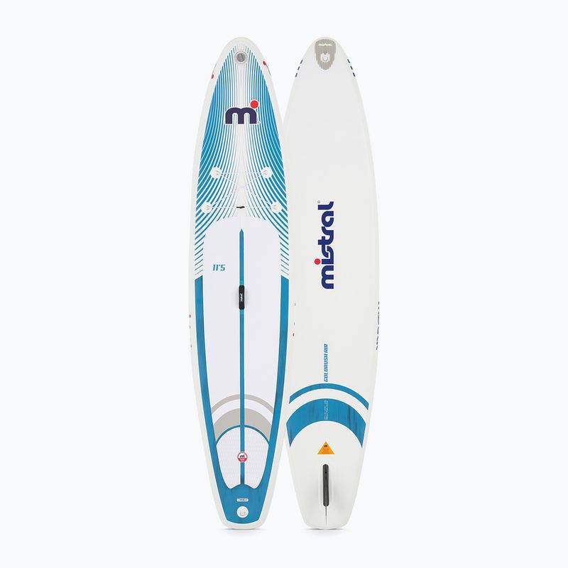 Zestaw deska SUP pompowana Mistral Gold Rush Air 11'5 white/blue 2