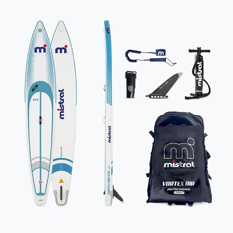 Deska SUP Mistral Vortex Air 12'6" x 24" blue/white