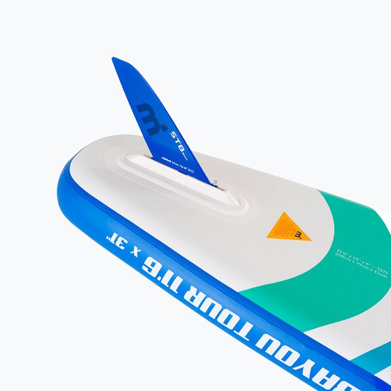 Zestaw deska SUP pompowana Mistral Bayou Tour SUP 11'6" green/white 8