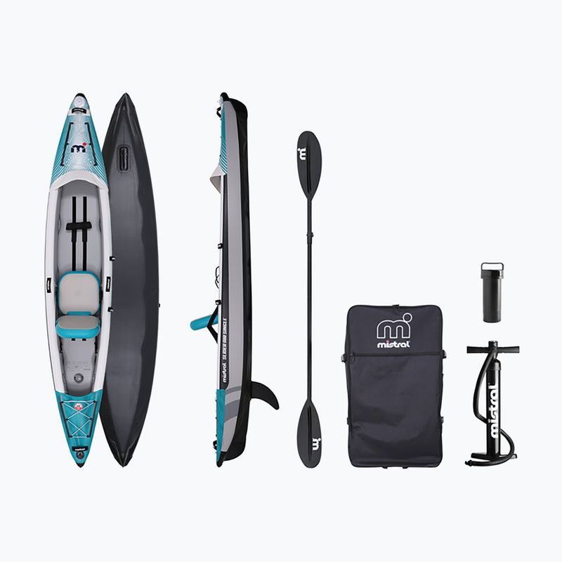 Kajak pompowany 1-osobowy Mistral Slider Air Single 12'6" 376 cm