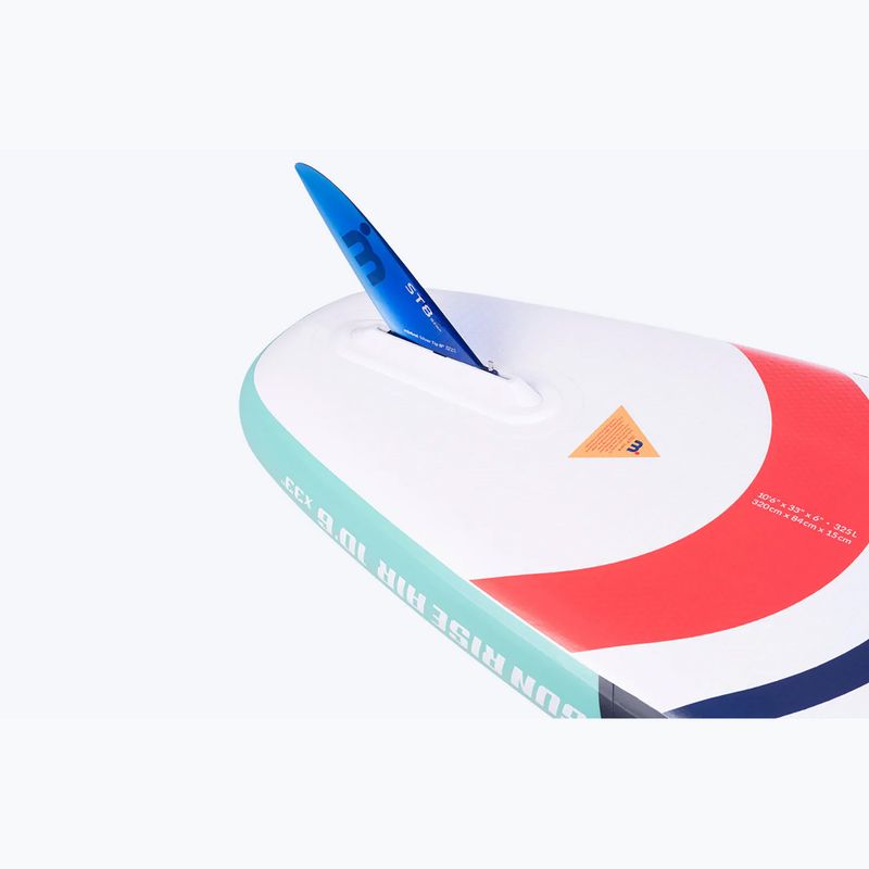 Zestaw deska SUP pompowana Mistral Sun Rise Air 10'6" (V2) green/orange/white 9
