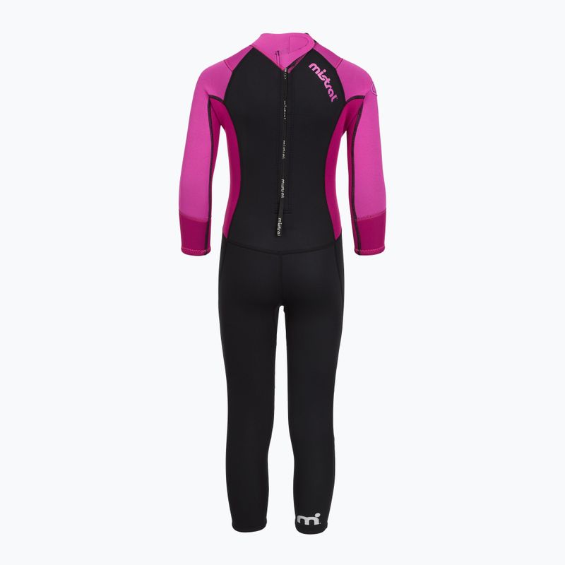 Pianka do pływania dziecięca Mistral Breeze 76 2,5/2mm Kids Suit black/pink 3